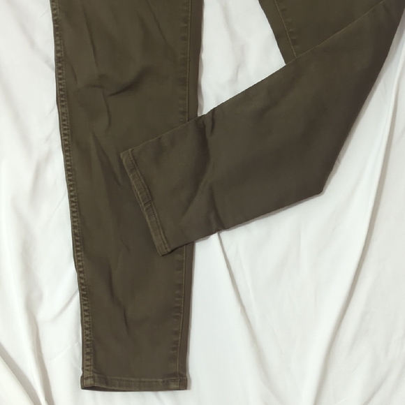 Madewell 10" High-Rise Skinny Jeans, Color Olive Wash Size 28 - Picture 5 of 15